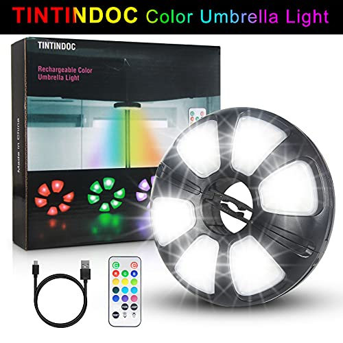 Color Umbrella Light with Remote