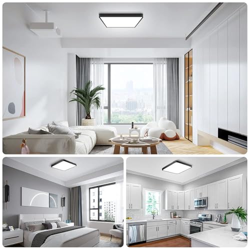 12Inch 24W Square LED Ceiling Light Fixtures Flush Mount