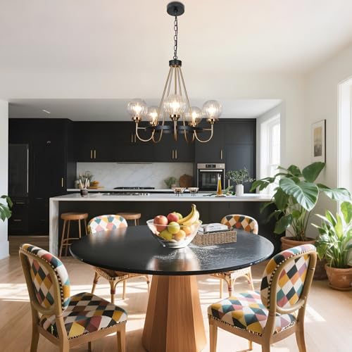 Black Gold Chandelier
