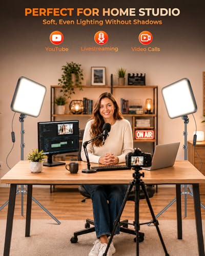 12 Inch Video Light Kit for Creators (2 Count)