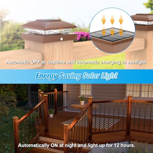 4x4 Solar Post Cap Lights (8 Count)