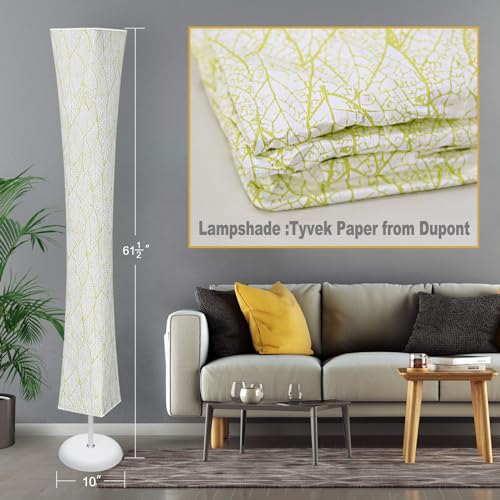 Floor Lamp 61'' Smart RGB LED Corner Lamp with Music Sync and 16 Million DIY Colors