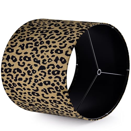 Yellow Leopard Lamp Shade Set of 1