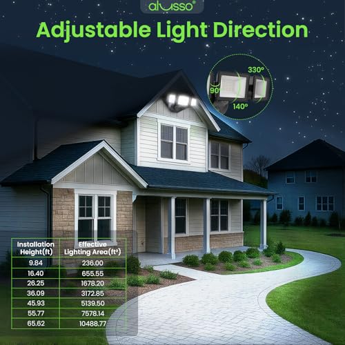 Dusk to Dawn Outdoor Lighting 40W 4500LM 3CCT 3000K