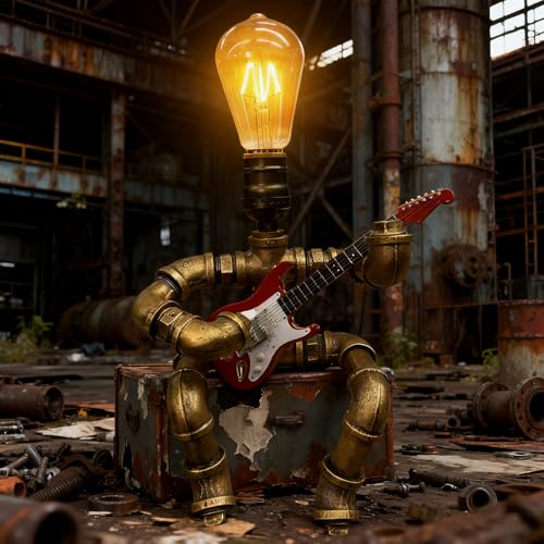 Cool Lamps Cool Industrial Guitar Lamp