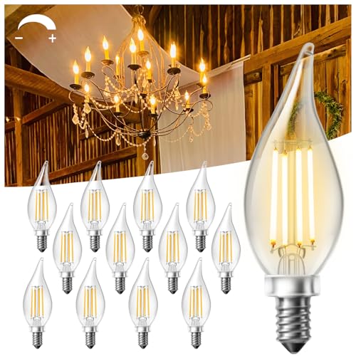 Chandelier Light Bulbs (12 Count)