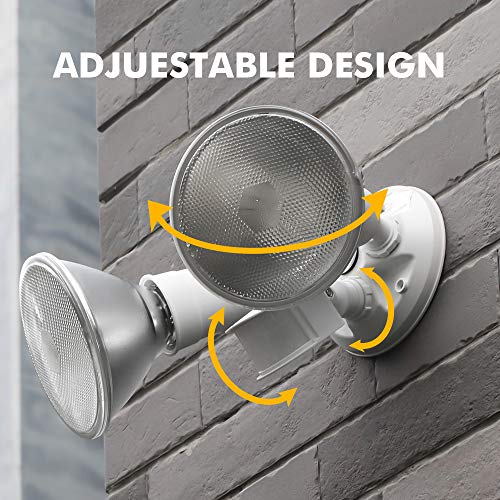 2 Packs 300 Watt Halogen Motion Activated Integrated Dual (2 Count)