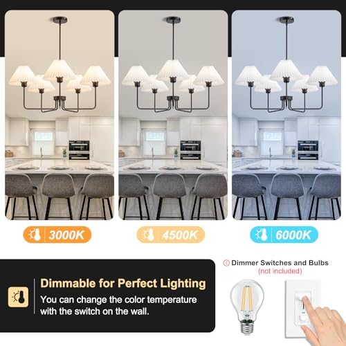 Farmhouse Black Chandelier