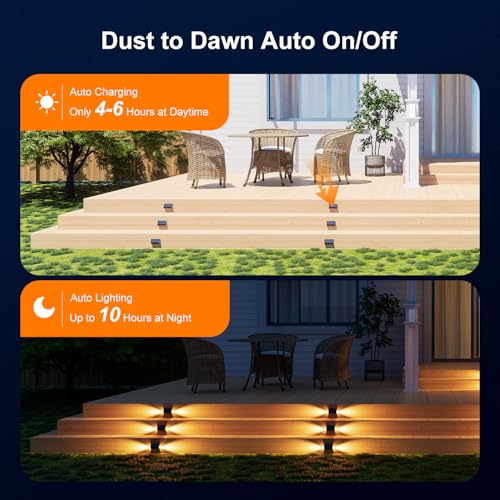 6 Pack Solar Step Lights (6 Count)