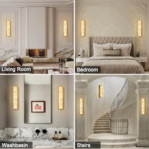 19.7" Brass Wall Sconces