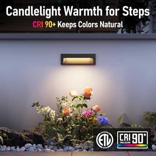 6 Pack 10.6 Inch 5CCT Low Voltage LED Step Lights (6 Count)