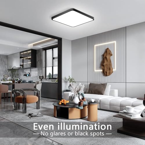 12Inch 24W Square LED Ceiling Light Fixtures Flush Mount