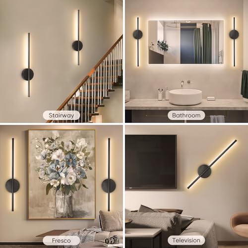 Battery Operated Wall Sconces Set of Two (2 Count)
