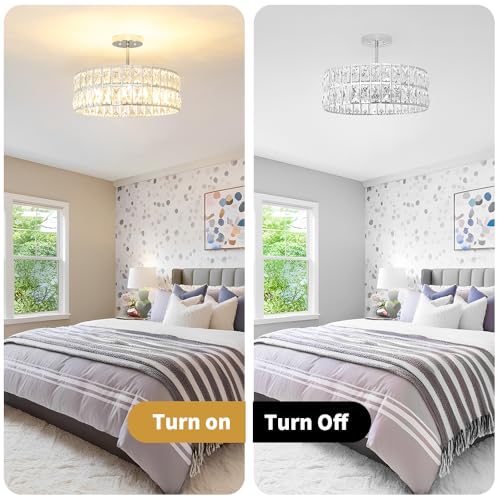 Crystal Ceiling Light Fixture