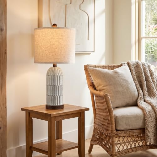 22" Bedside Table Lamps Set of 2