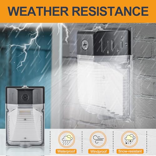 30W LED Wall Pack Light with Photocell 8Pack (8 Count)