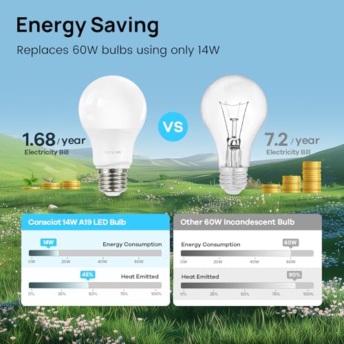 A19 LED Light Bulb (5 Count)