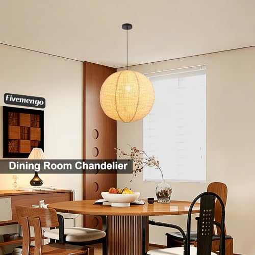 Linen Pendant Light Kit Lantern Pendant Light