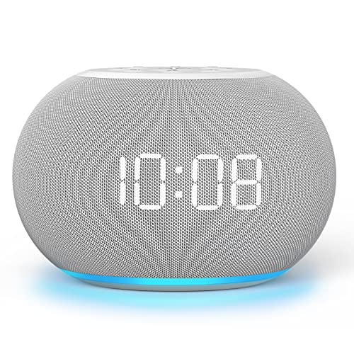 Auto Dimmable Sound Machine Alarm Clock with 20 Sounds&Night Light