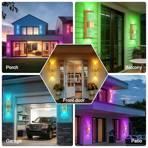 Smart Outdoor Wall Light (2 Count)