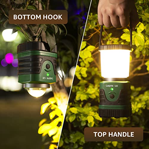 1000LM LED Camping Lantern Rechargeable (2 Count)