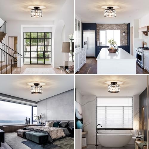 Crystal Ceiling Light Fixture