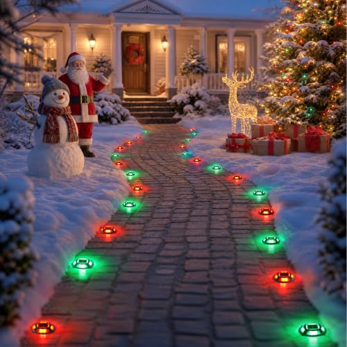 Solar Driveway Lights Outdoor 12 Pack (12 Count)