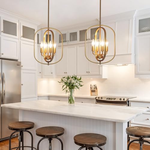 Gold Chandelier for Dining Room Light Fixture