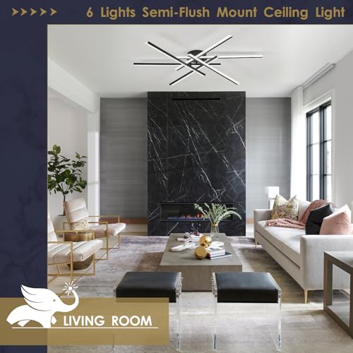 Modern LED Chandelier with Remote Control