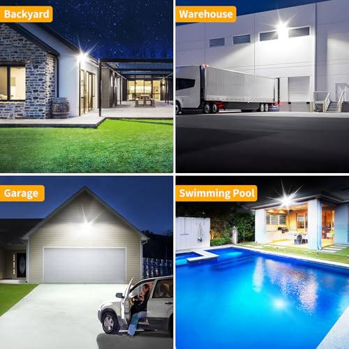 120W LED Flood Light Outdoor (2 Count)