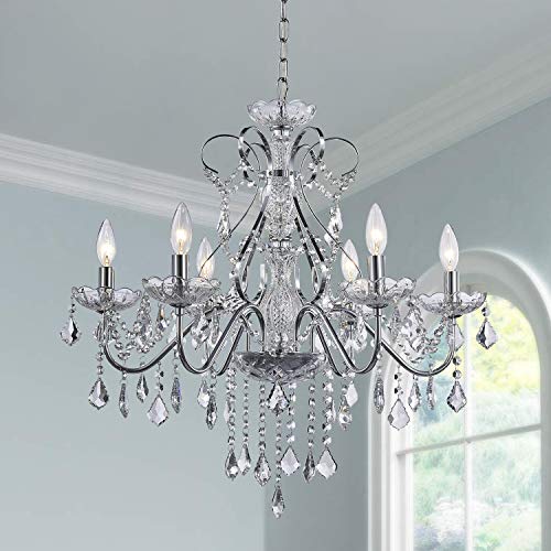 Saint Mossi 6 Light Crystal Chandelier Light Fixture Modern Chandelier Pendant Lighting