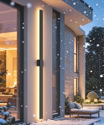 2 Packs 71in Outdoor Wall Sconce
