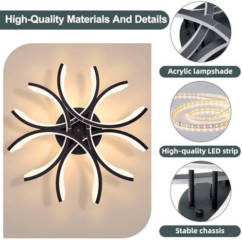 Modern LED Flush Mount Ceiling Light