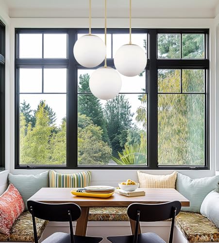 Ceres 12" Modern Globe Pendant Light for Kitchen Island