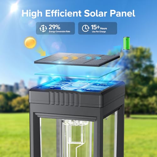 Solar Pathway Lights Outdoor (4 Count)