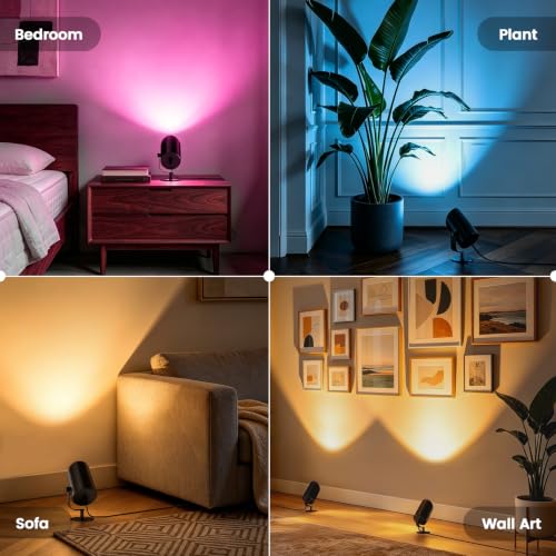 Uplights Indoor 4 Pack (Black / 4 Pack)