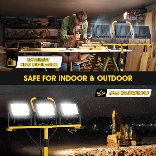 21000Lumen LED Work Lights with Stand