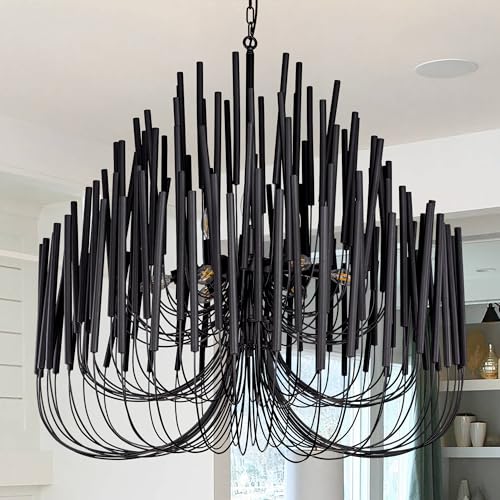 Modern Farmhouse Chandelier for Dining Room 36"