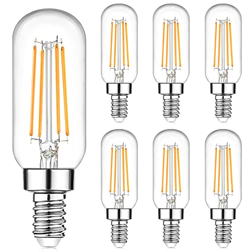 E12 Edison LED Light Bulbs 40 Watt Equivalent Candelabra (6 Count)