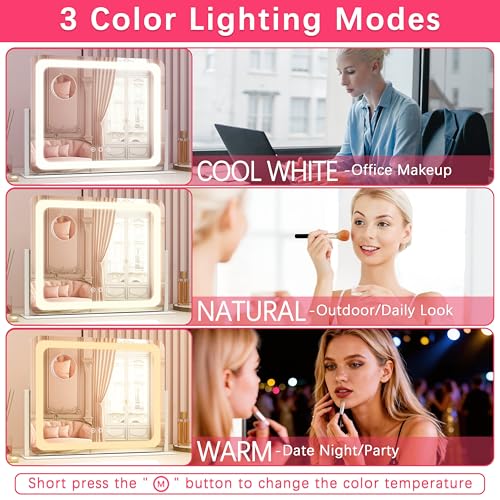 Large Vanity Mirror with Lights