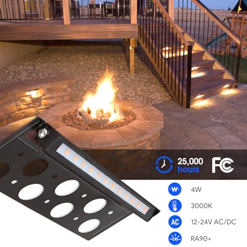 Energetic 7 Inch Retaining Wall Lights (6 Count)