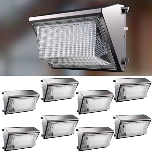 8 Pack 200W LED Wall Pack Lights (8 Count)