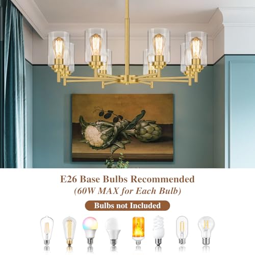 D33.5" Chandelier for Dining Room
