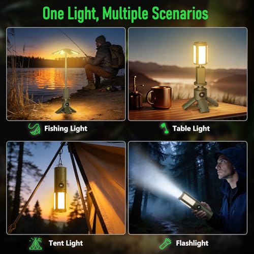 Telescopic Camping Lights with Stand