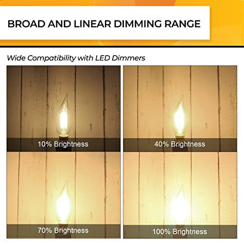 Candelabra Light Bulbs 2700K (6 Count)