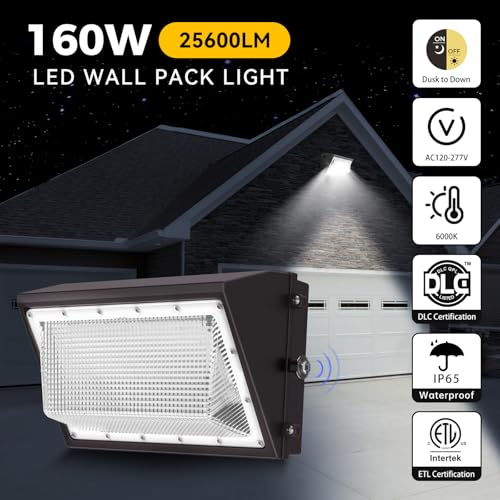160W LED Wall Pack Light (10 Count)