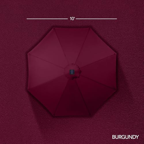 10ft Solar Market Patio Umbrella w