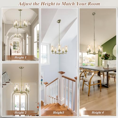 D19.8" Chandelier for Dining Room
