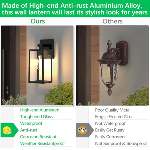 Outdoor Wall Light Fixtures (2 Count)