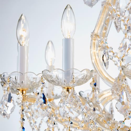 Large Gold Modern Crystal Chandelier Light Fixtures